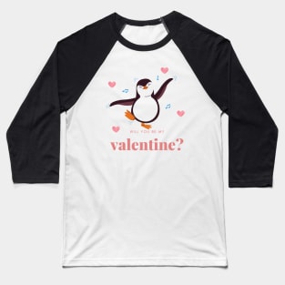 Pinguin valentine day Baseball T-Shirt